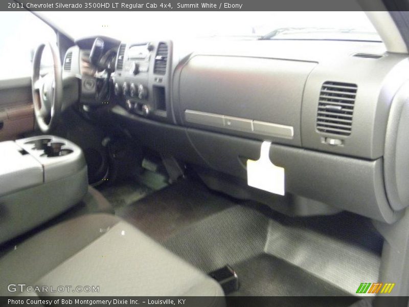 Summit White / Ebony 2011 Chevrolet Silverado 3500HD LT Regular Cab 4x4