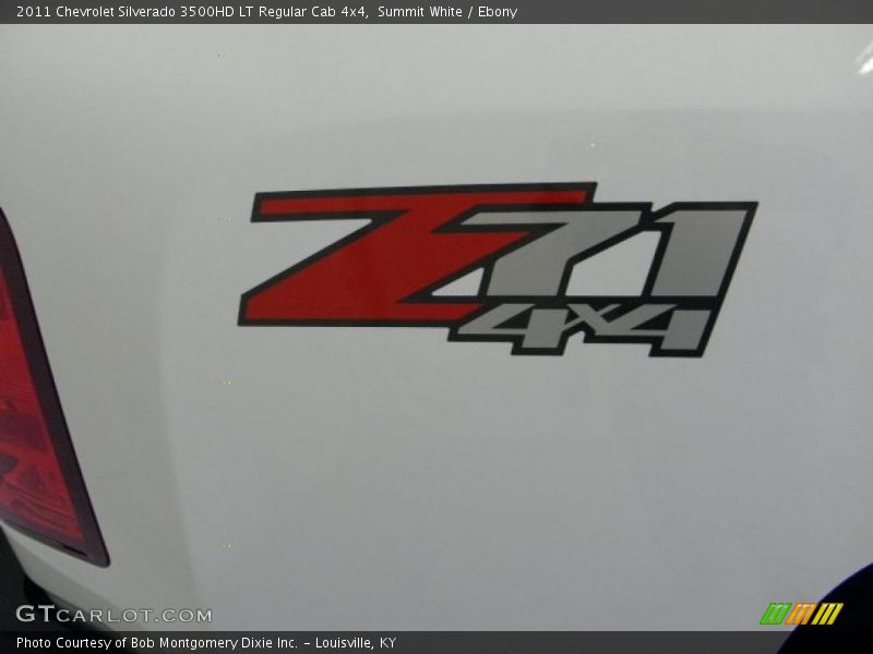 Summit White / Ebony 2011 Chevrolet Silverado 3500HD LT Regular Cab 4x4