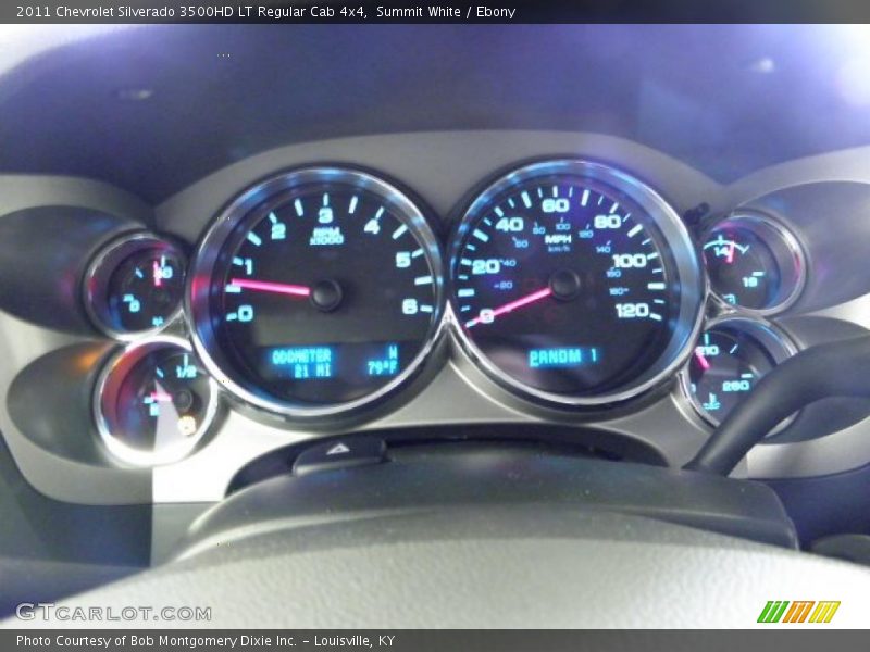 Summit White / Ebony 2011 Chevrolet Silverado 3500HD LT Regular Cab 4x4
