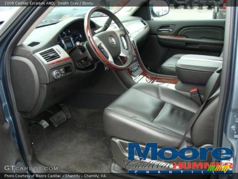 Stealth Gray / Ebony 2008 Cadillac Escalade AWD
