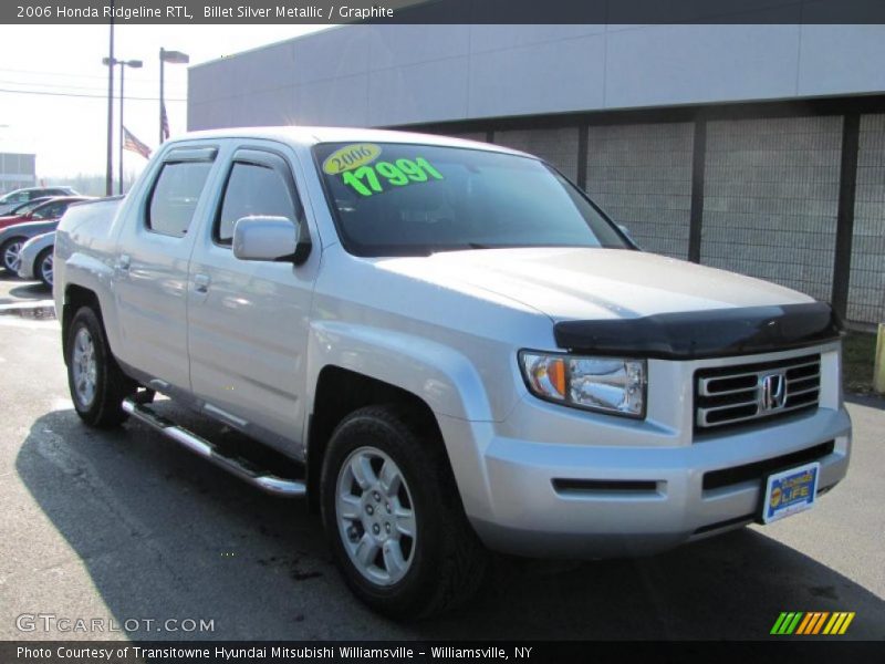 Billet Silver Metallic / Graphite 2006 Honda Ridgeline RTL
