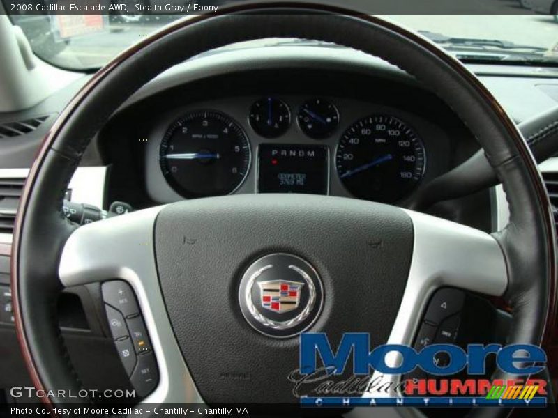 Stealth Gray / Ebony 2008 Cadillac Escalade AWD