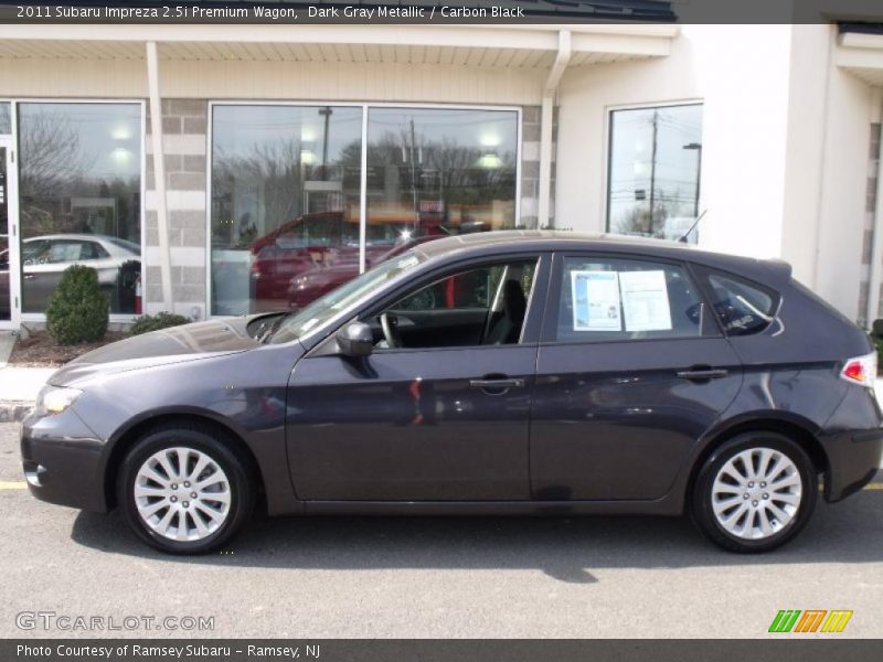 Dark Gray Metallic / Carbon Black 2011 Subaru Impreza 2.5i Premium Wagon