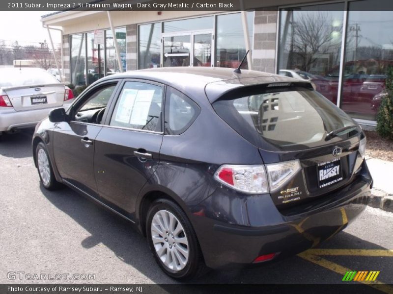 Dark Gray Metallic / Carbon Black 2011 Subaru Impreza 2.5i Premium Wagon