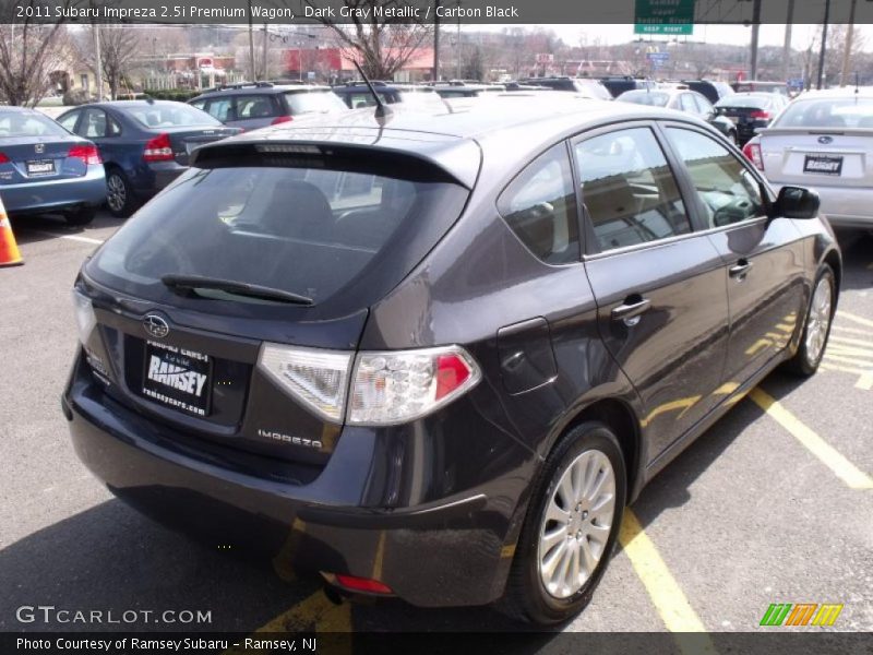 Dark Gray Metallic / Carbon Black 2011 Subaru Impreza 2.5i Premium Wagon