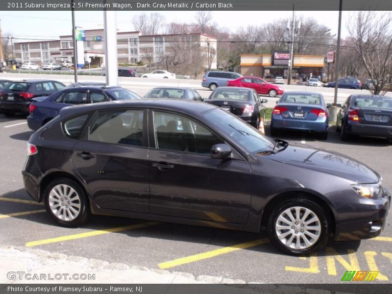 Dark Gray Metallic / Carbon Black 2011 Subaru Impreza 2.5i Premium Wagon