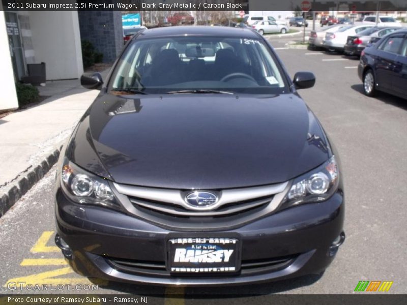 Dark Gray Metallic / Carbon Black 2011 Subaru Impreza 2.5i Premium Wagon