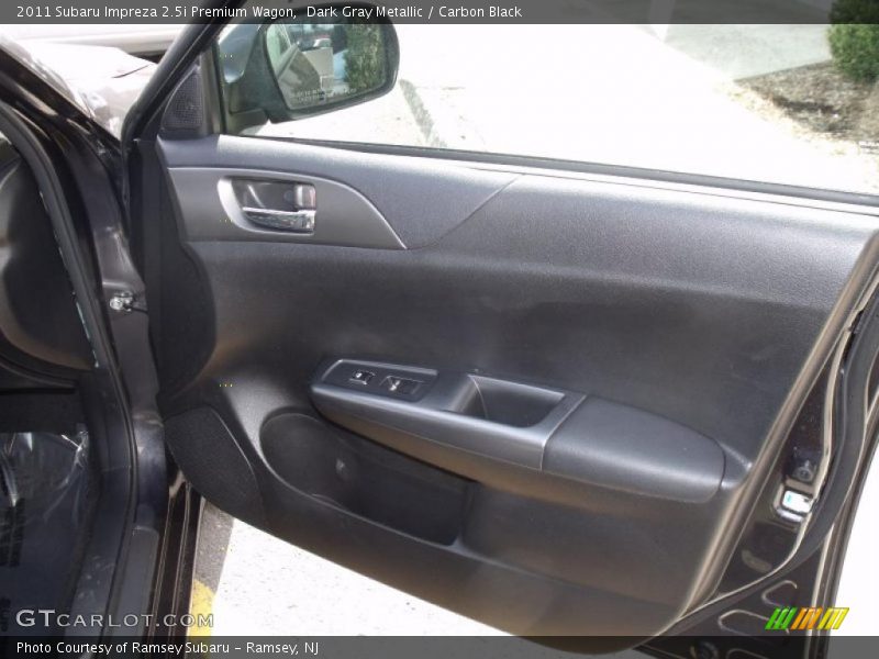 Dark Gray Metallic / Carbon Black 2011 Subaru Impreza 2.5i Premium Wagon