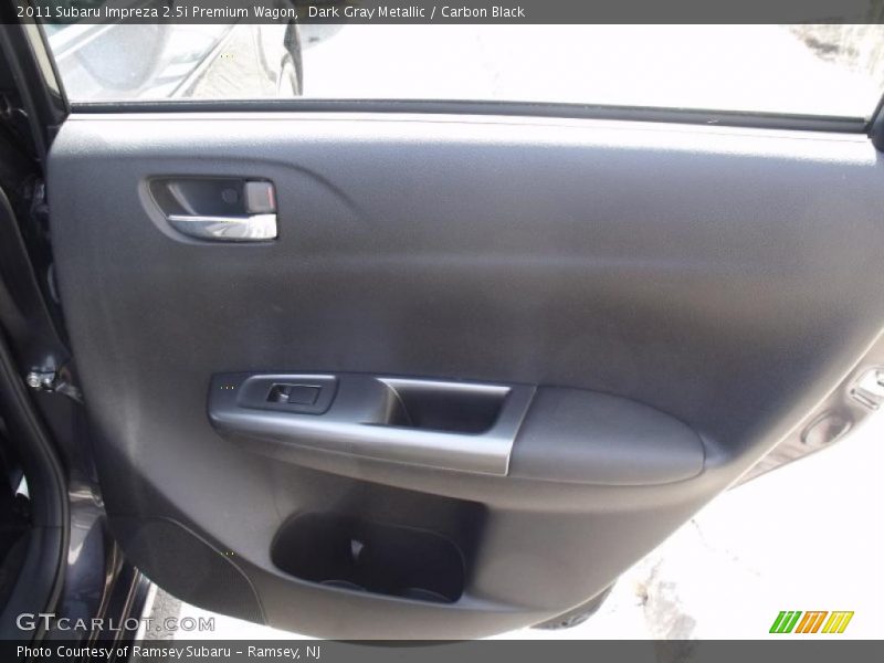 Dark Gray Metallic / Carbon Black 2011 Subaru Impreza 2.5i Premium Wagon