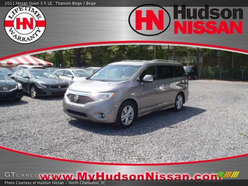 Titanium Beige / Beige 2011 Nissan Quest 3.5 LE