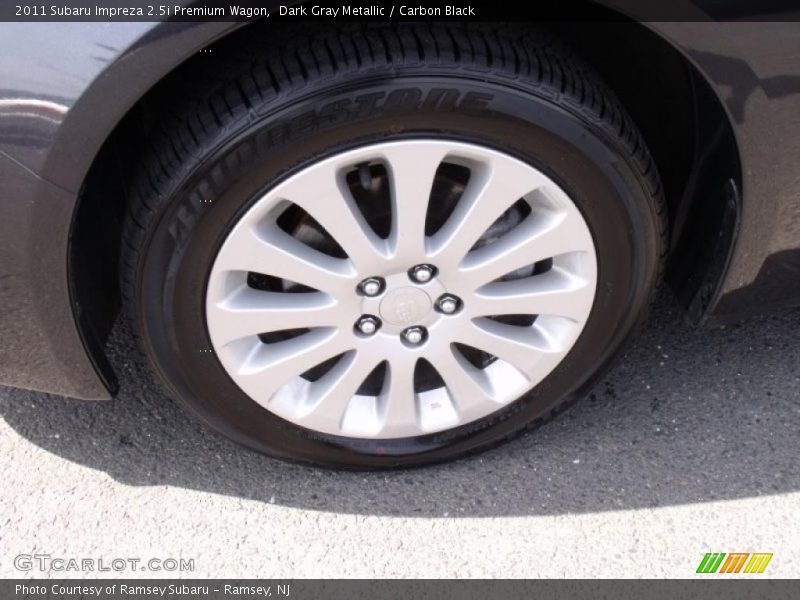 Dark Gray Metallic / Carbon Black 2011 Subaru Impreza 2.5i Premium Wagon