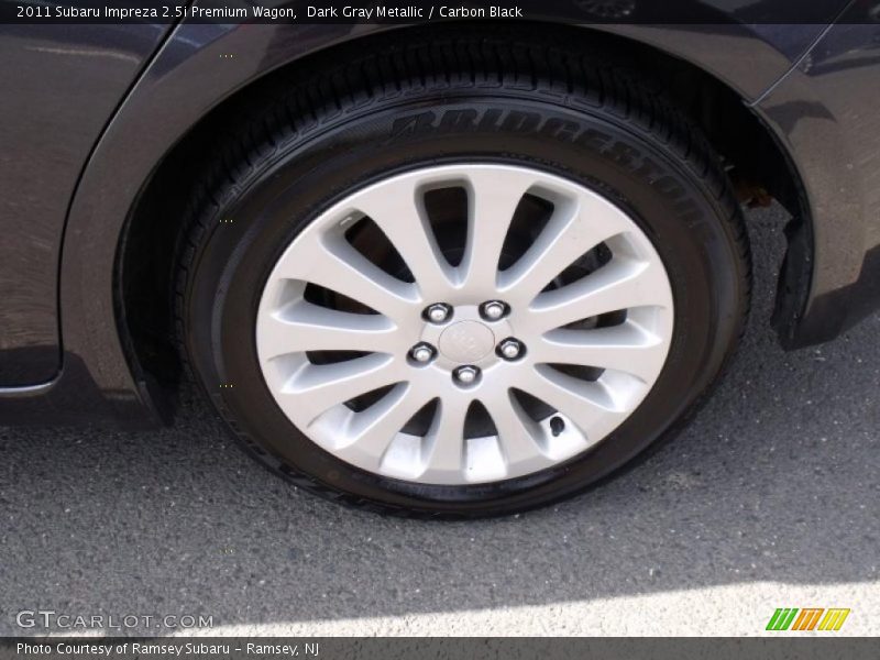 Dark Gray Metallic / Carbon Black 2011 Subaru Impreza 2.5i Premium Wagon