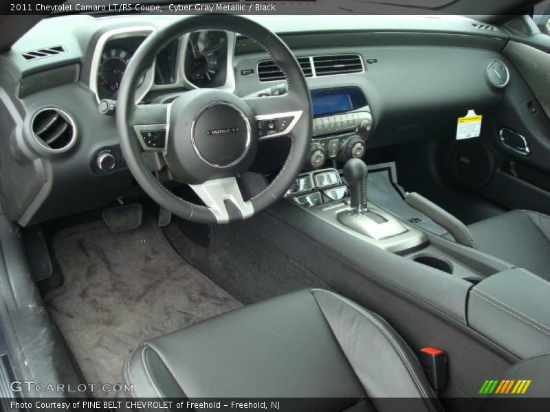 Cyber Gray Metallic / Black 2011 Chevrolet Camaro LT/RS Coupe