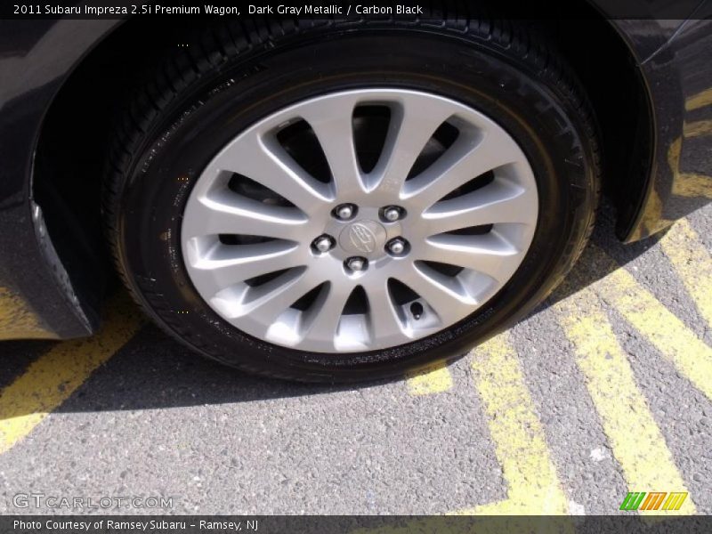 Dark Gray Metallic / Carbon Black 2011 Subaru Impreza 2.5i Premium Wagon