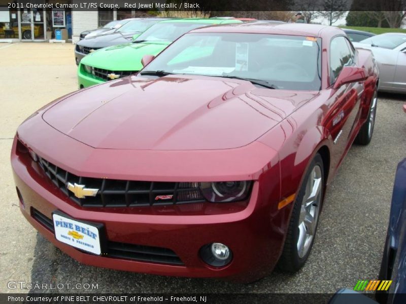 Red Jewel Metallic / Black 2011 Chevrolet Camaro LT/RS Coupe