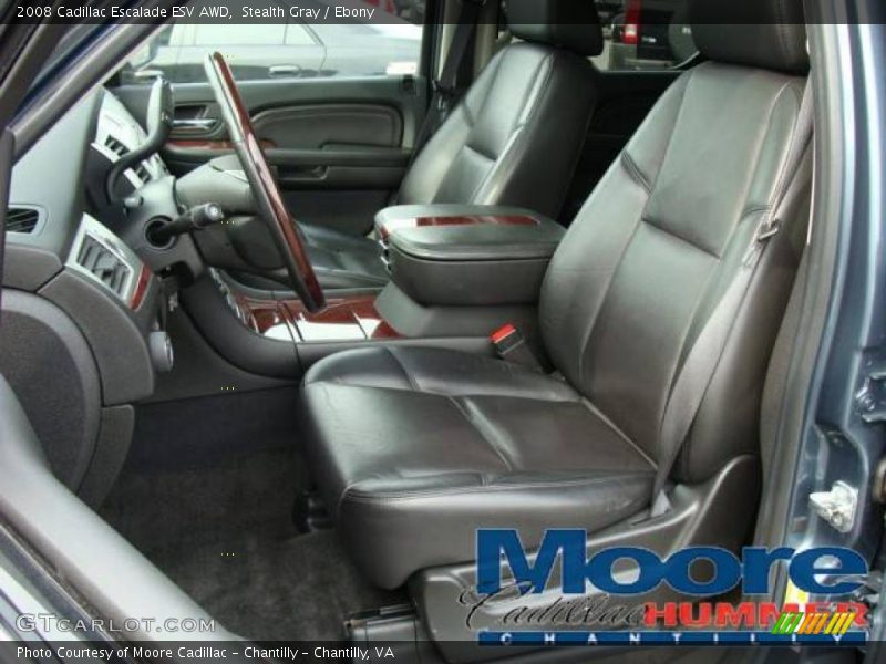 Stealth Gray / Ebony 2008 Cadillac Escalade ESV AWD