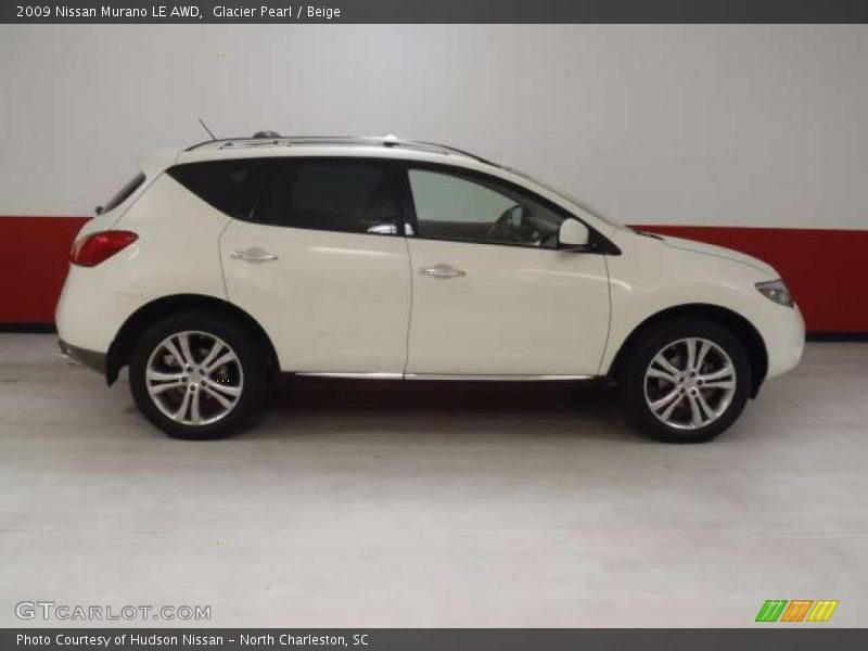 Glacier Pearl / Beige 2009 Nissan Murano LE AWD
