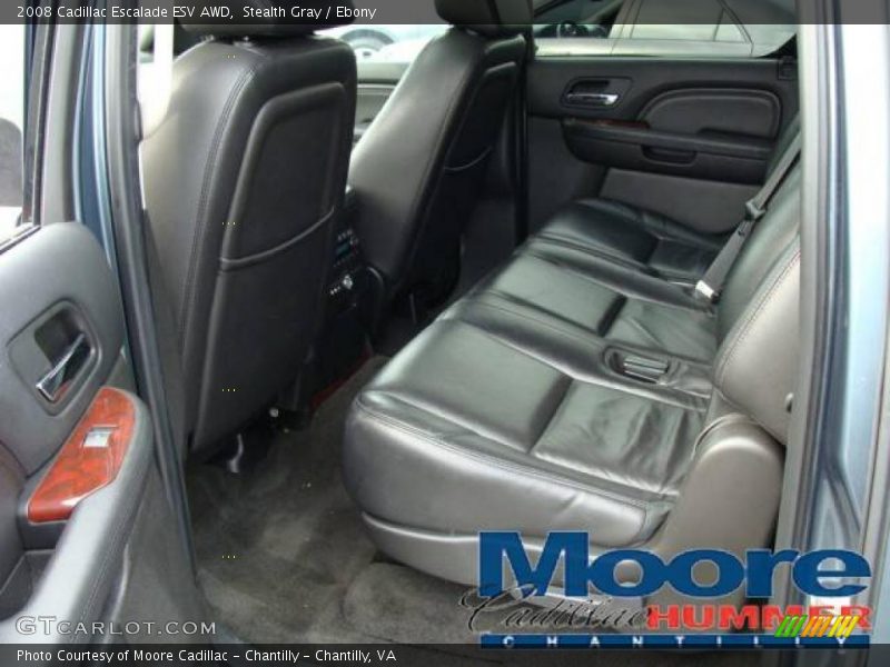 Stealth Gray / Ebony 2008 Cadillac Escalade ESV AWD
