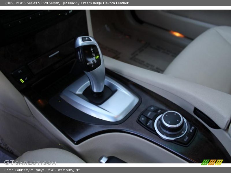Jet Black / Cream Beige Dakota Leather 2009 BMW 5 Series 535xi Sedan