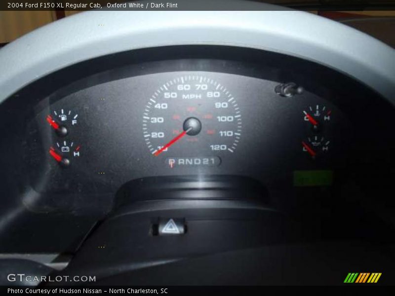 Oxford White / Dark Flint 2004 Ford F150 XL Regular Cab