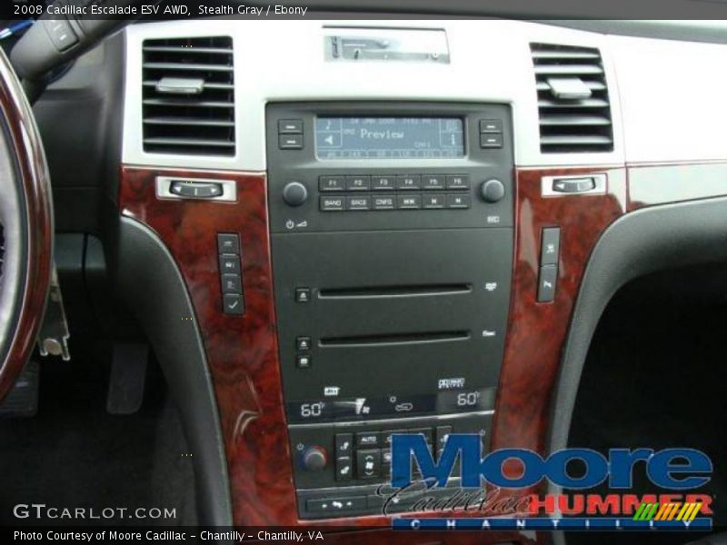 Stealth Gray / Ebony 2008 Cadillac Escalade ESV AWD