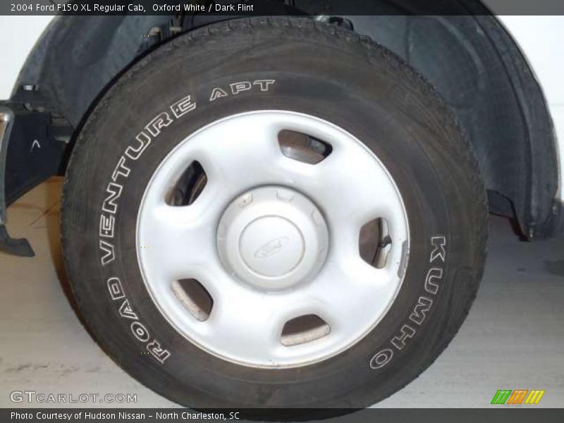Oxford White / Dark Flint 2004 Ford F150 XL Regular Cab