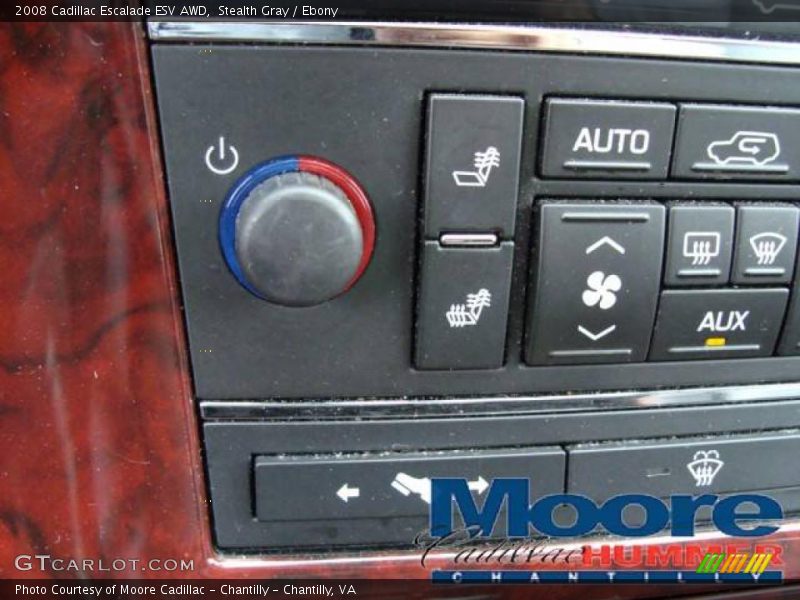 Stealth Gray / Ebony 2008 Cadillac Escalade ESV AWD