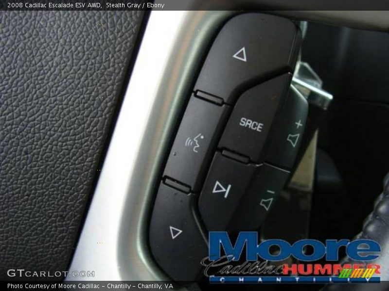 Stealth Gray / Ebony 2008 Cadillac Escalade ESV AWD