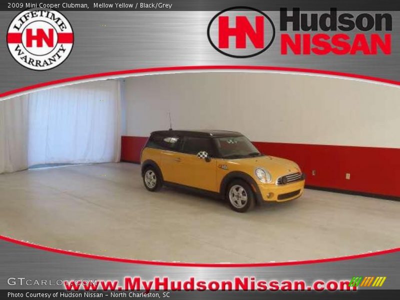 Mellow Yellow / Black/Grey 2009 Mini Cooper Clubman