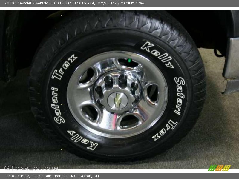 Onyx Black / Medium Gray 2000 Chevrolet Silverado 2500 LS Regular Cab 4x4