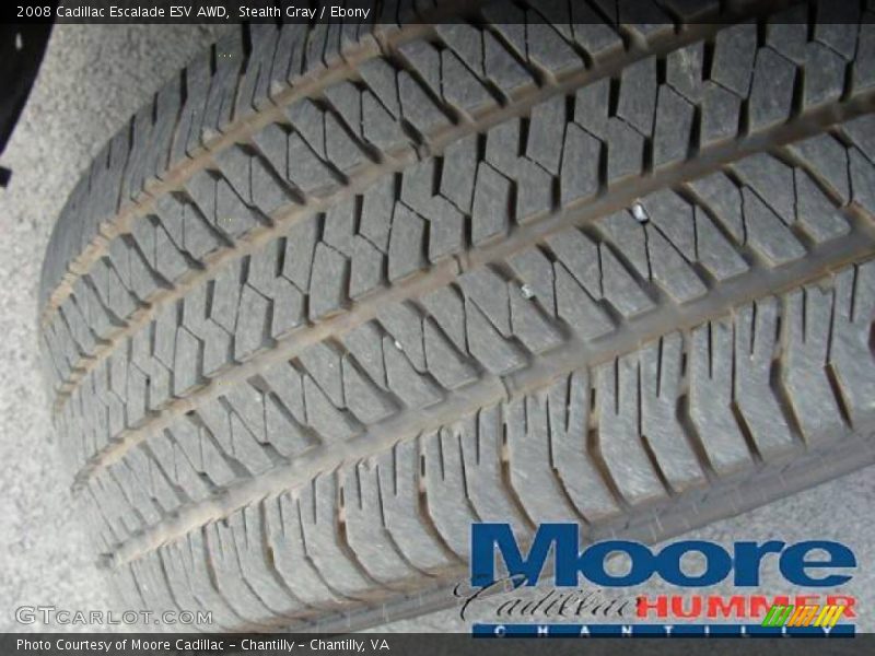 Stealth Gray / Ebony 2008 Cadillac Escalade ESV AWD