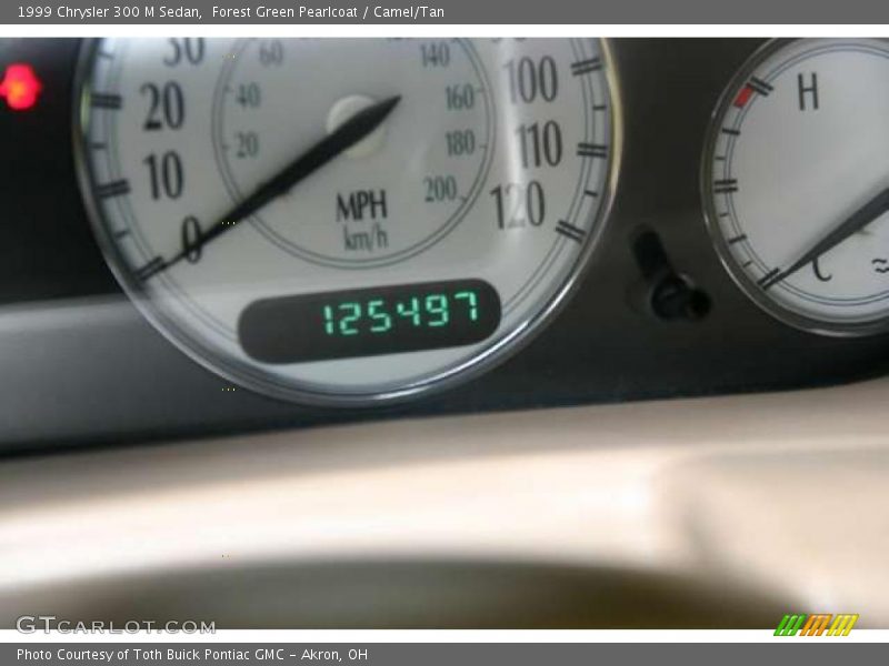 Forest Green Pearlcoat / Camel/Tan 1999 Chrysler 300 M Sedan