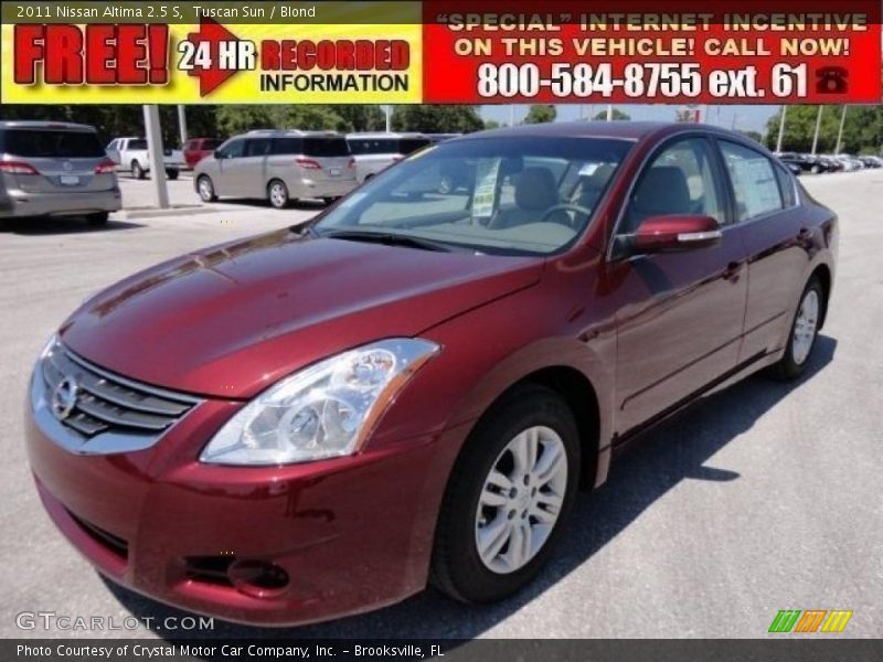 Tuscan Sun / Blond 2011 Nissan Altima 2.5 S