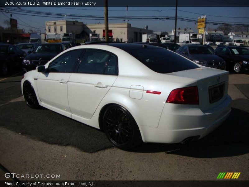 White Diamond Pearl / Ebony 2006 Acura TL 3.2