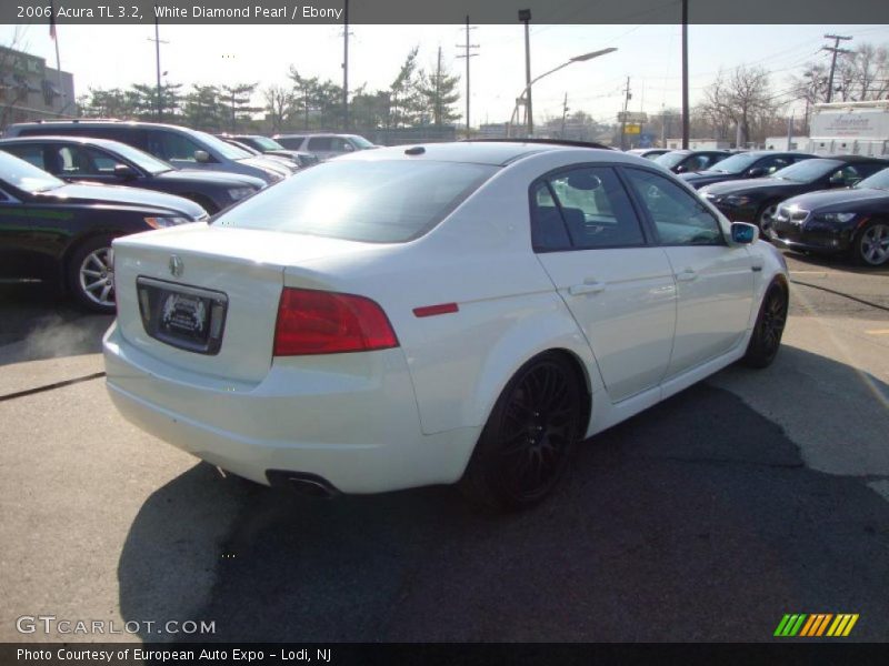 White Diamond Pearl / Ebony 2006 Acura TL 3.2