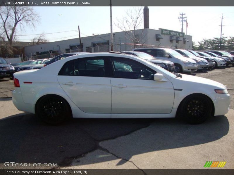 White Diamond Pearl / Ebony 2006 Acura TL 3.2