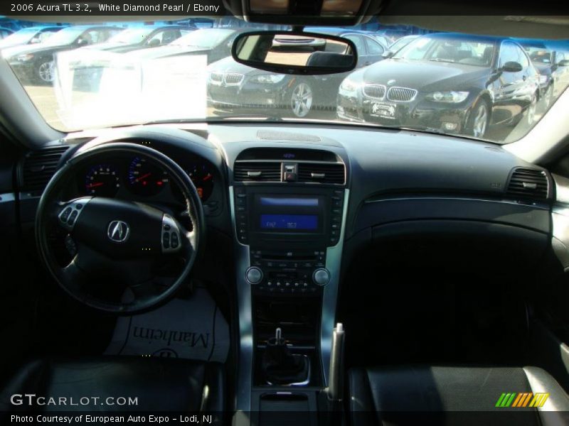 White Diamond Pearl / Ebony 2006 Acura TL 3.2