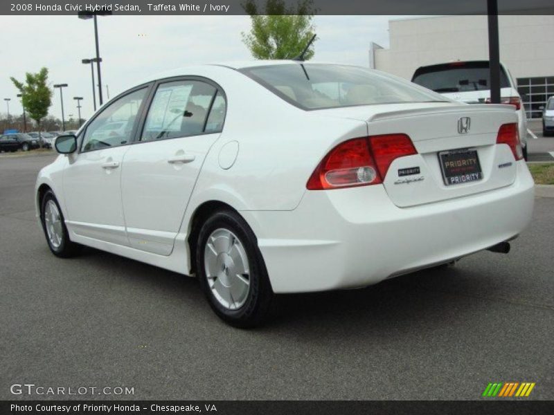 Taffeta White / Ivory 2008 Honda Civic Hybrid Sedan