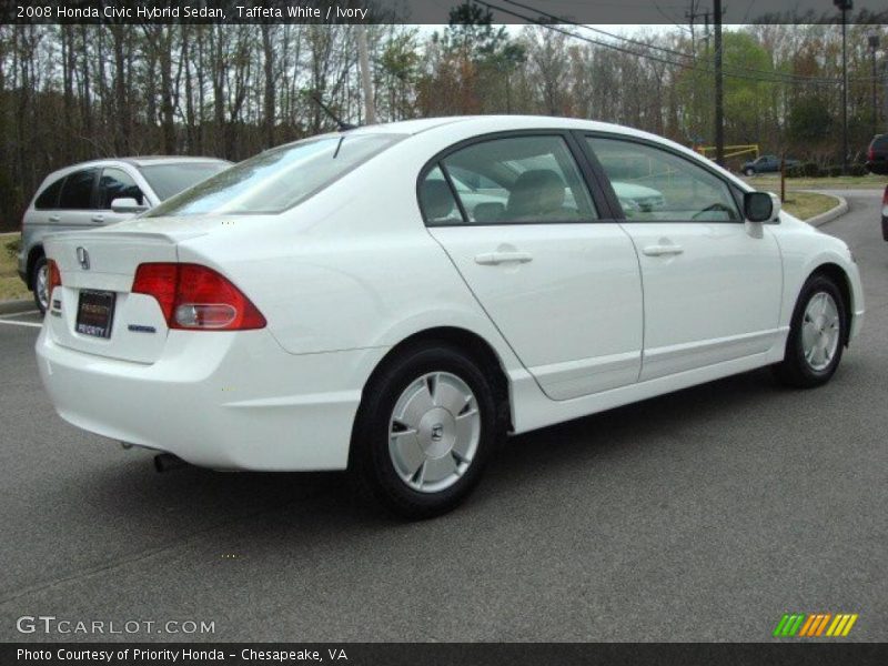 Taffeta White / Ivory 2008 Honda Civic Hybrid Sedan
