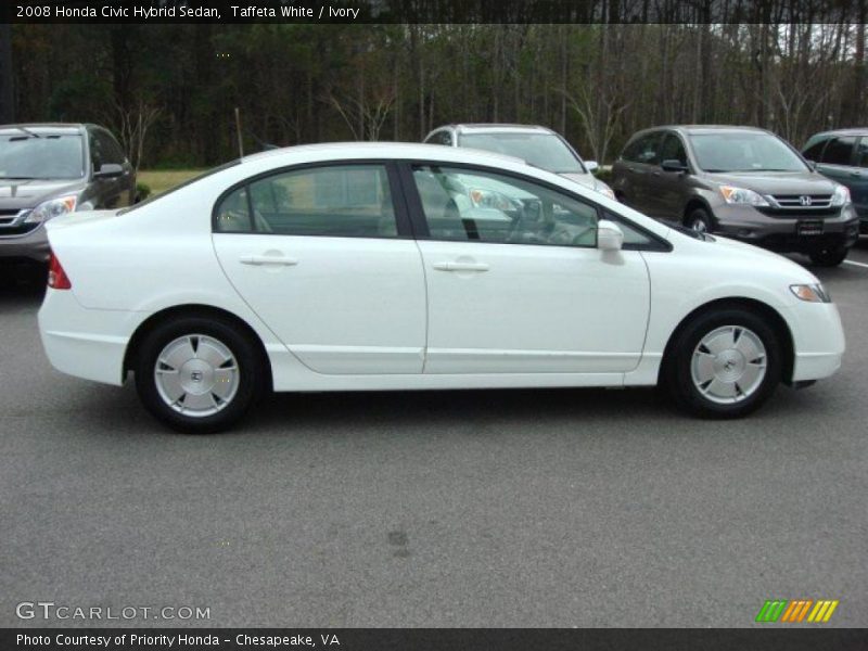 Taffeta White / Ivory 2008 Honda Civic Hybrid Sedan