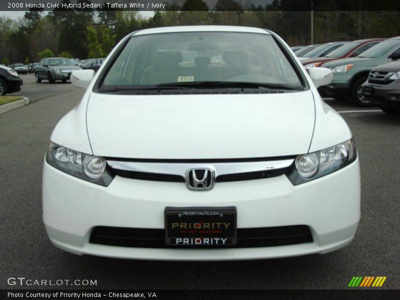 Taffeta White / Ivory 2008 Honda Civic Hybrid Sedan