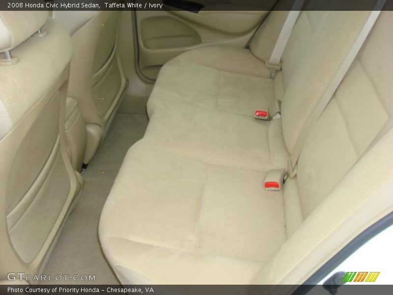 Taffeta White / Ivory 2008 Honda Civic Hybrid Sedan
