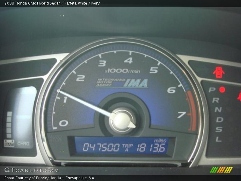 Taffeta White / Ivory 2008 Honda Civic Hybrid Sedan