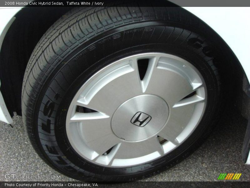 Taffeta White / Ivory 2008 Honda Civic Hybrid Sedan