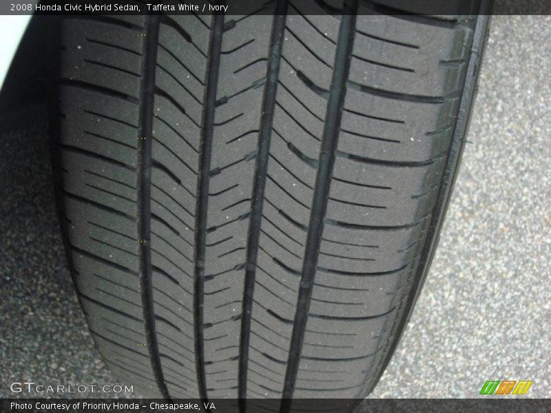 Taffeta White / Ivory 2008 Honda Civic Hybrid Sedan