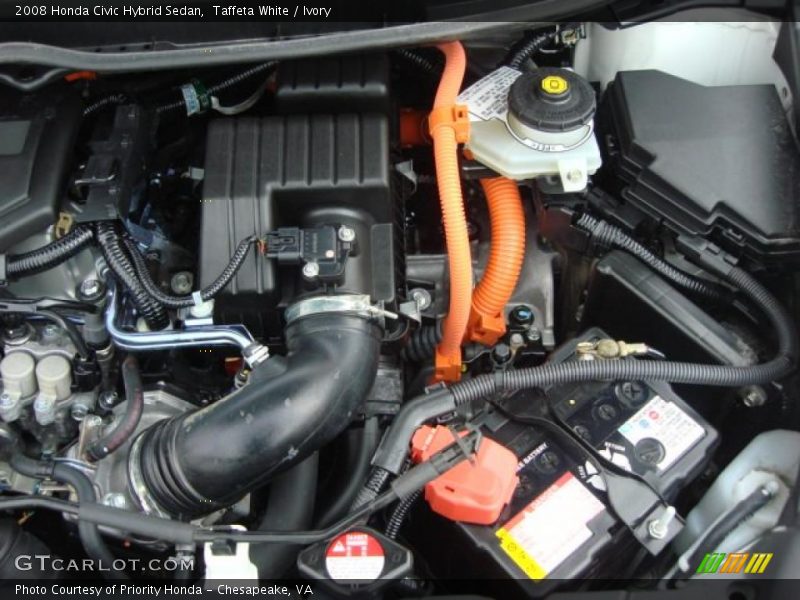 Taffeta White / Ivory 2008 Honda Civic Hybrid Sedan