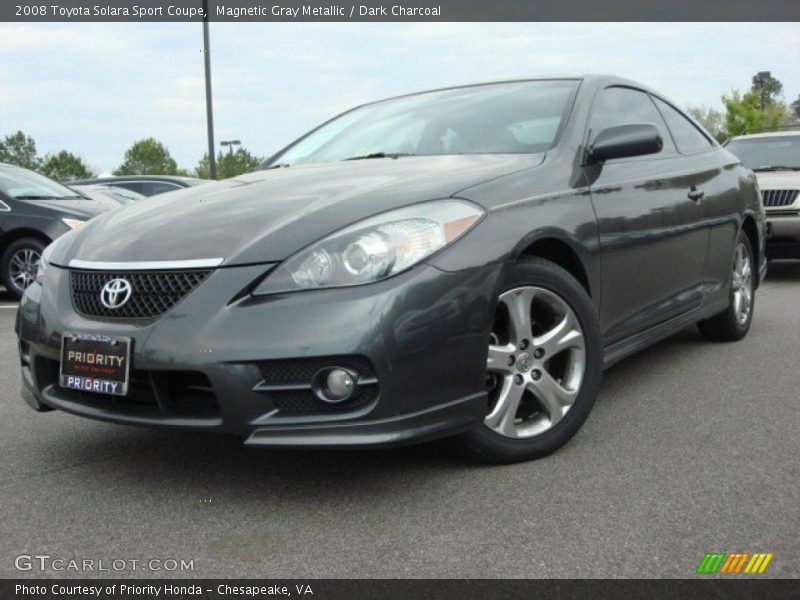 Magnetic Gray Metallic / Dark Charcoal 2008 Toyota Solara Sport Coupe
