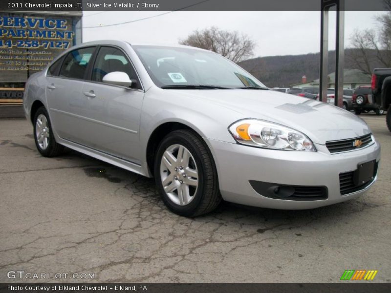 Silver Ice Metallic / Ebony 2011 Chevrolet Impala LT