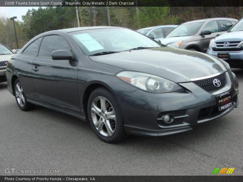 Magnetic Gray Metallic / Dark Charcoal 2008 Toyota Solara Sport Coupe
