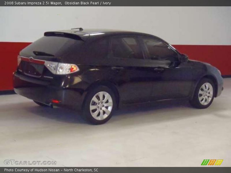 Obsidian Black Pearl / Ivory 2008 Subaru Impreza 2.5i Wagon
